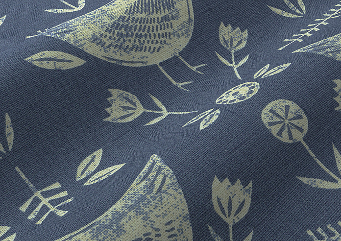 Narvik, Blue - Made to Measure Curtains - Image 4